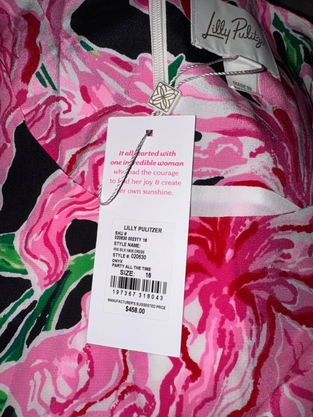 Lilly Pulitzer Iris Silk Maxi Dress - Picture 5 of 5